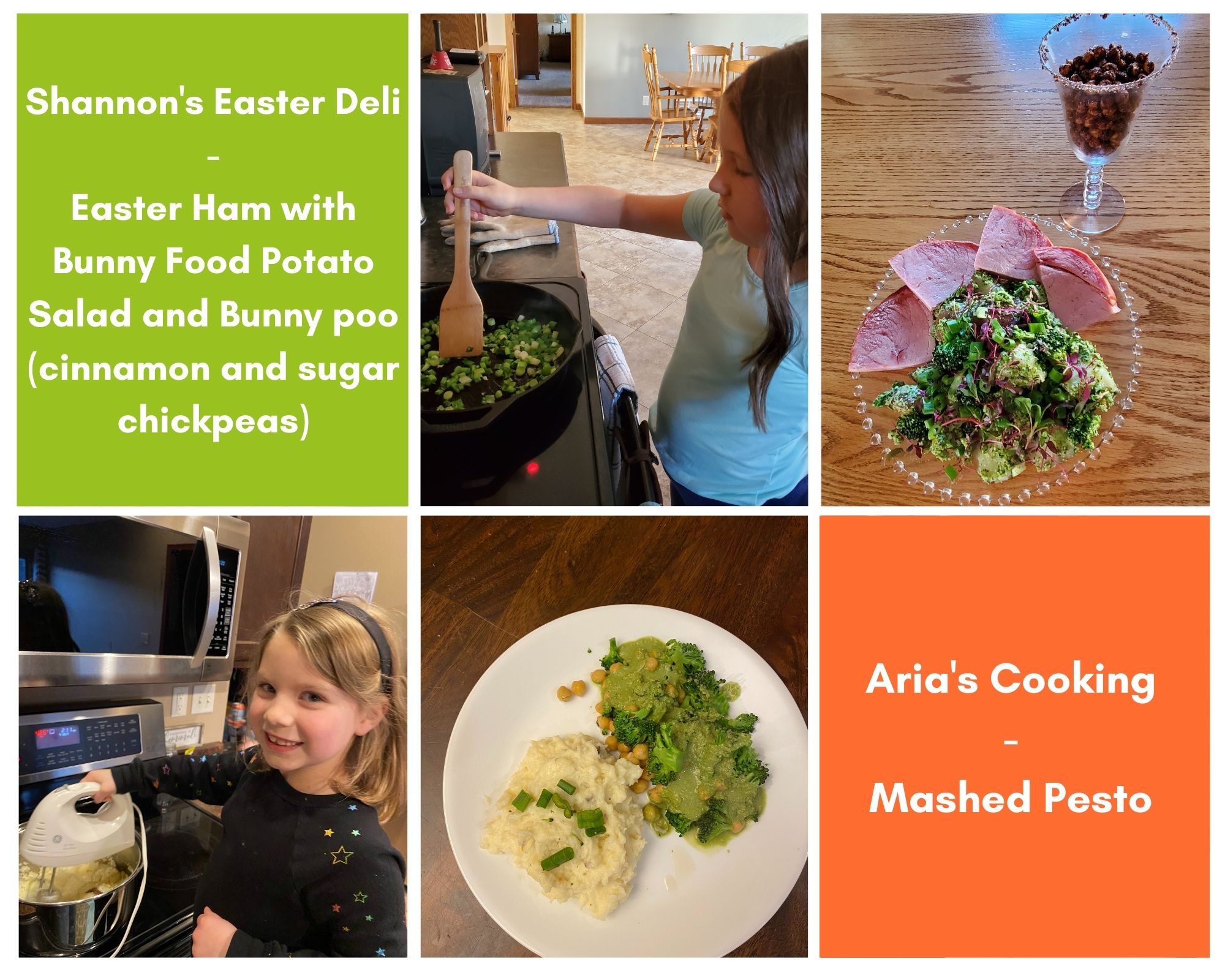 Shannon's Easter Deli and Aria's Cooking