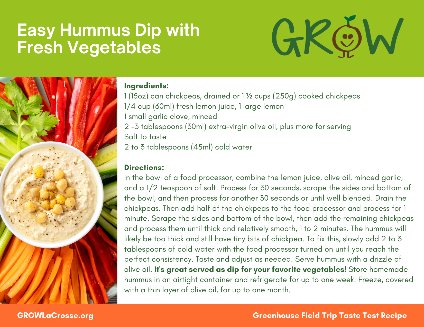 2025 Greenhouse Field Trip Taste Test Recipe 4.25x5.5 2025 Greenhouse Field Trip Taste Test Recipe 4.25x5.5