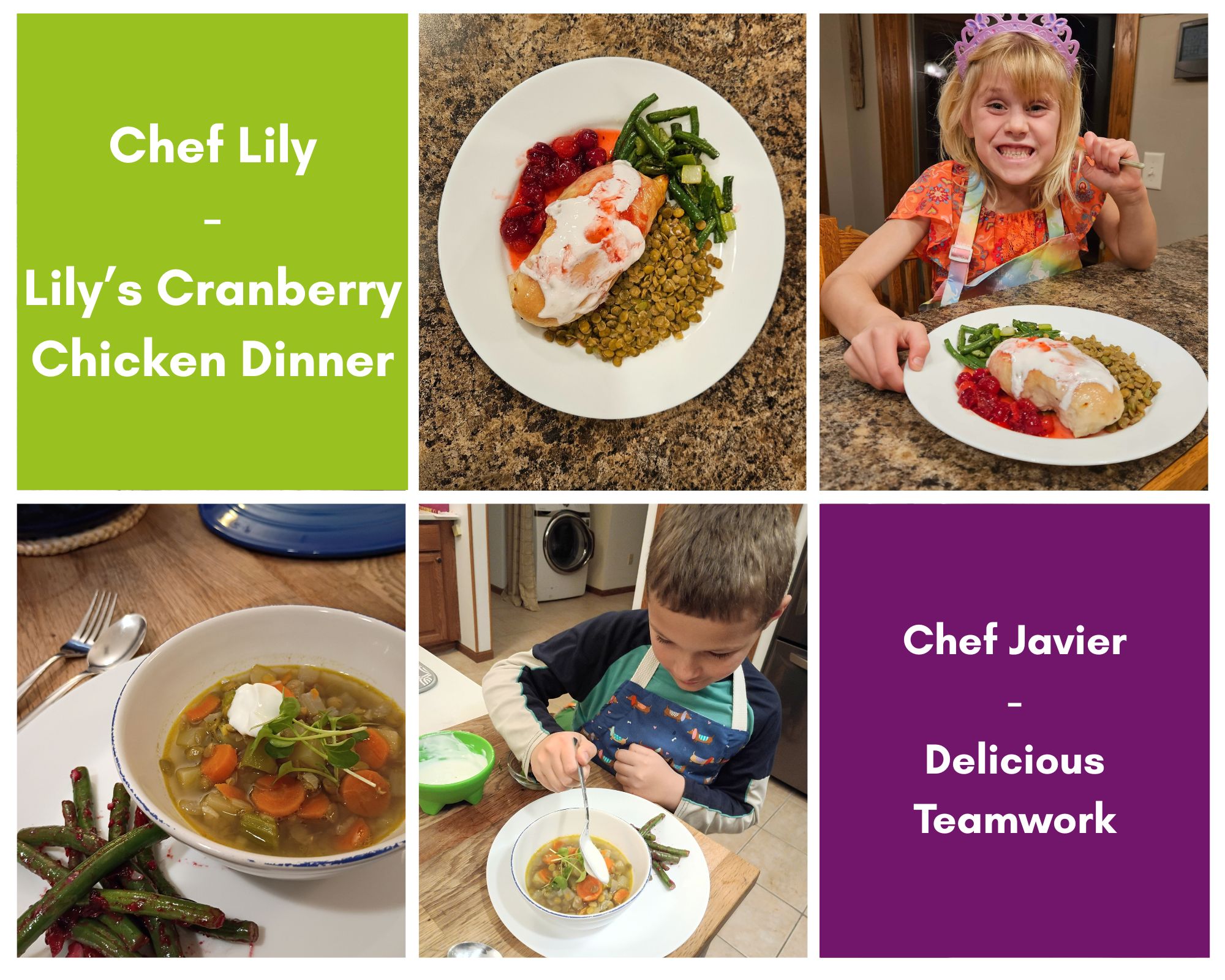 Chef Lily and Chef Javier