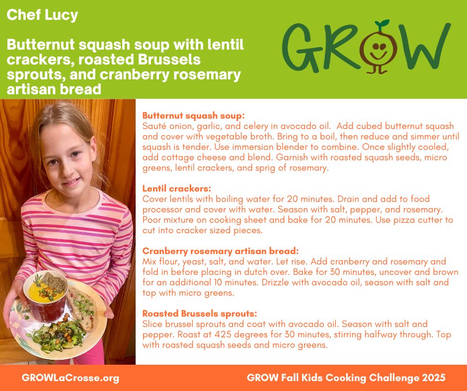 Chef Lucy Recipe Card
