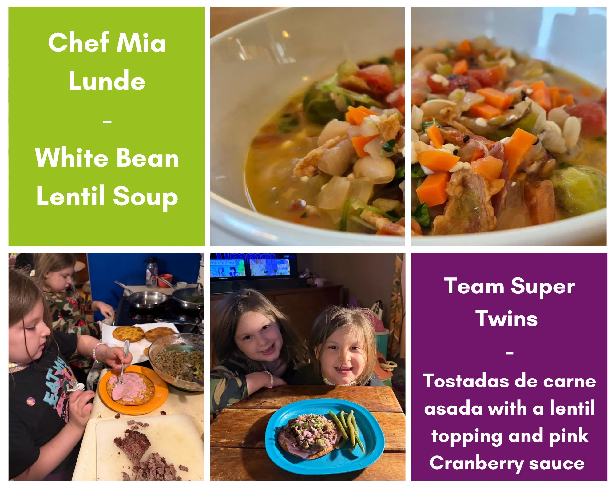 Chef Mia Lunde & Team Super Twins