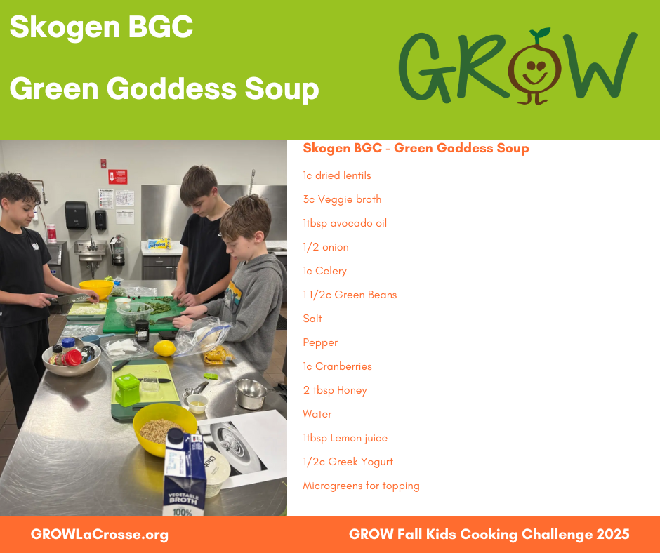 Skogen BGC Recipe Card