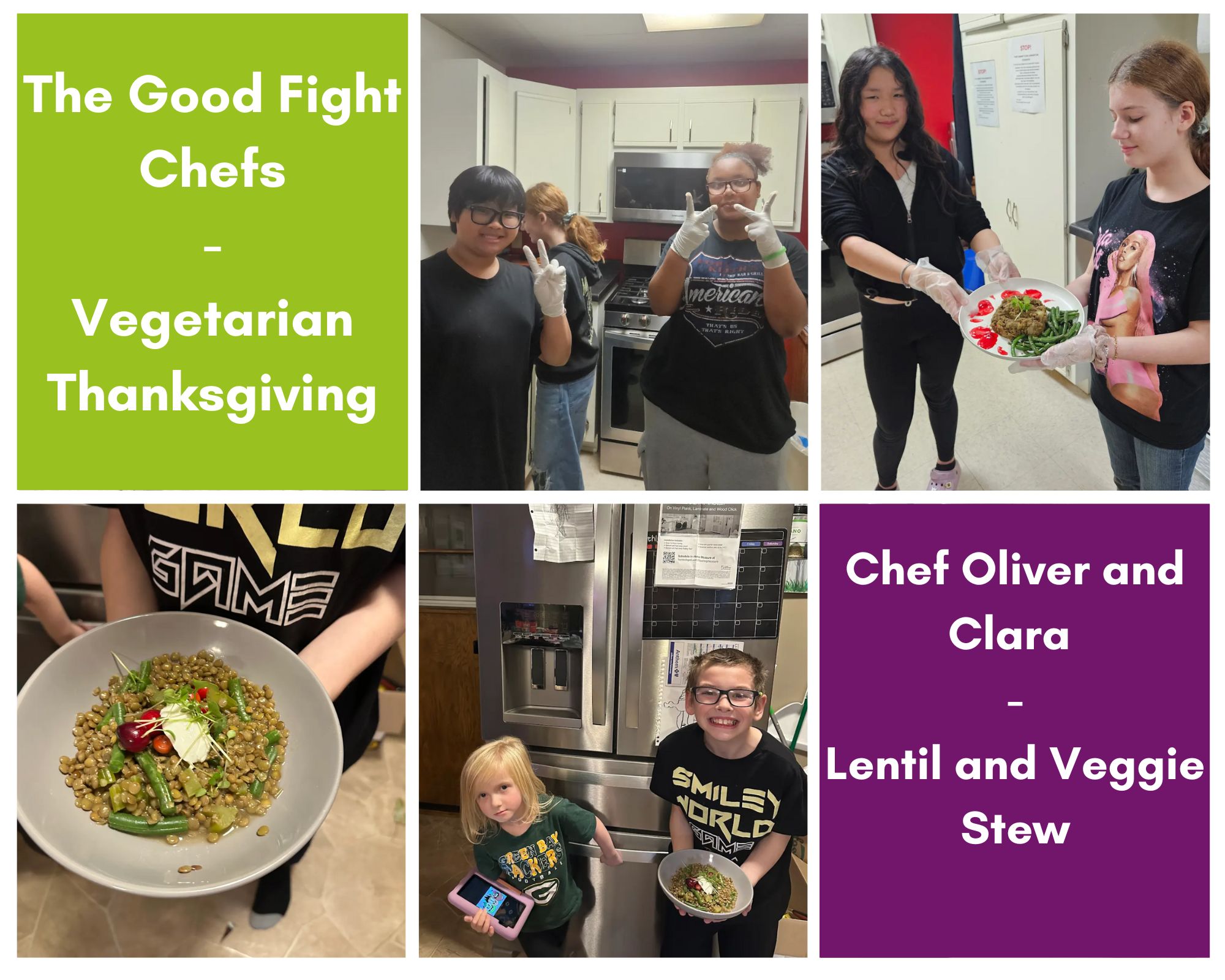 The Good Fight Chefs & Chef Oliver and Clara