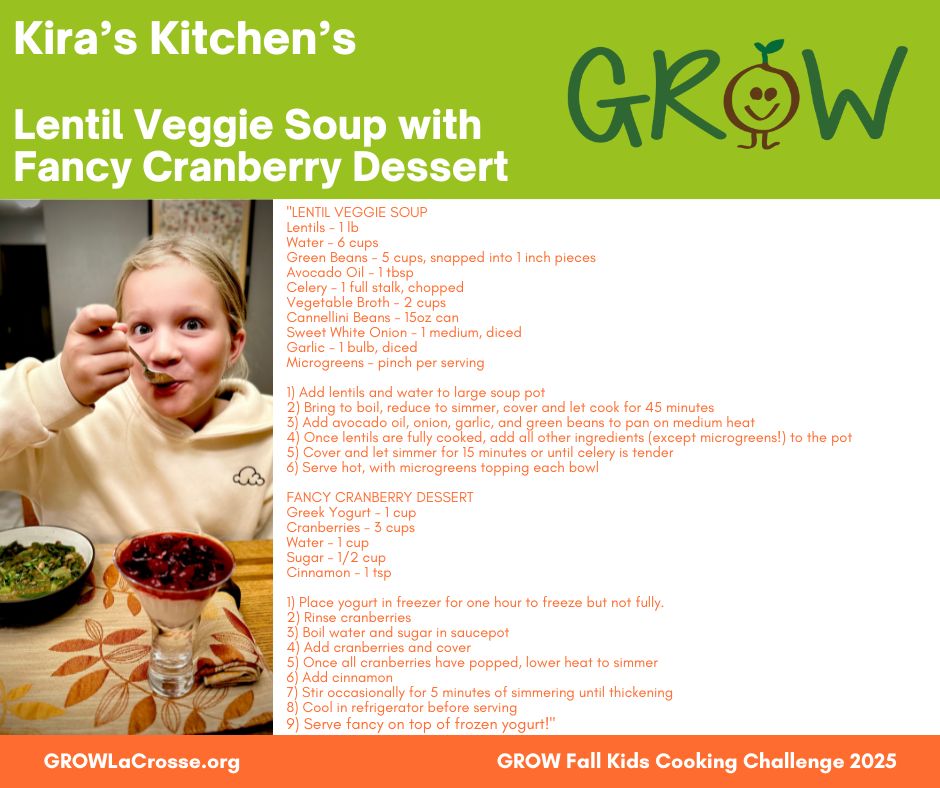 beginner 12 and under winner receipe card (kira)