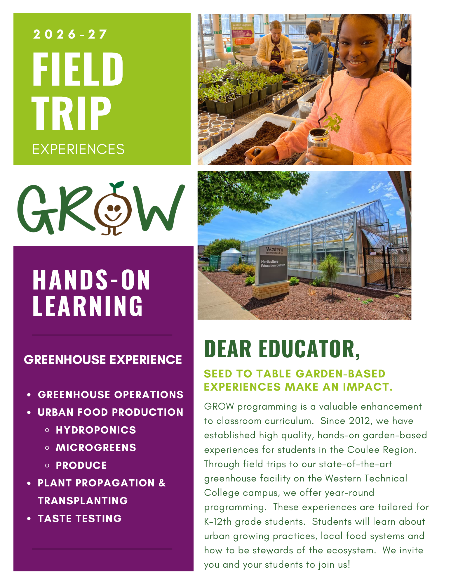 26-27 GREENHOUSE Field Trip Flyer FINAL p1