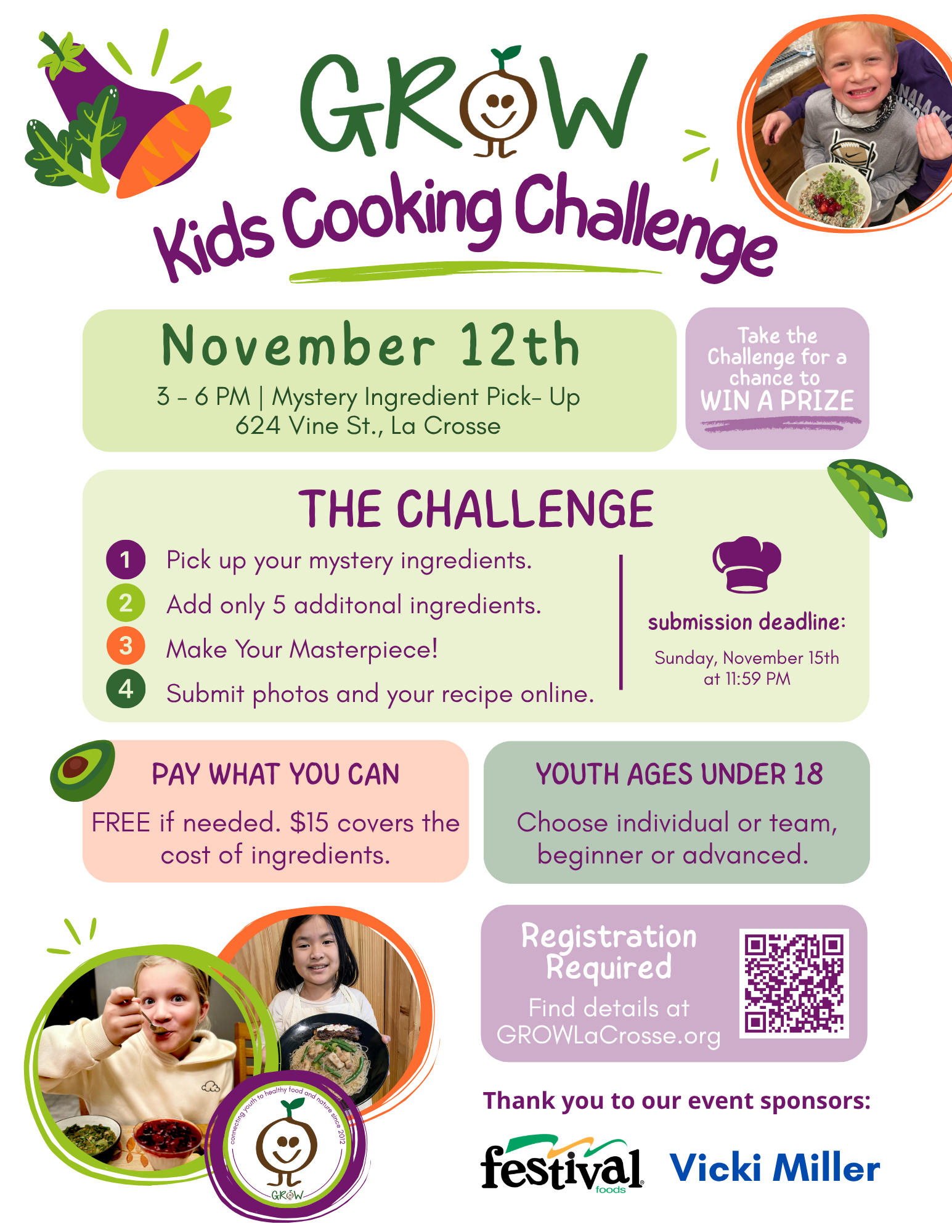 Kids Cooking Challenge Flyer - FINAL